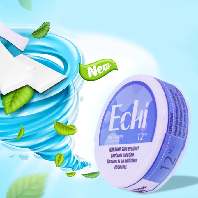 Echi Fresh Mint Nicotine Pouches - 图片 3