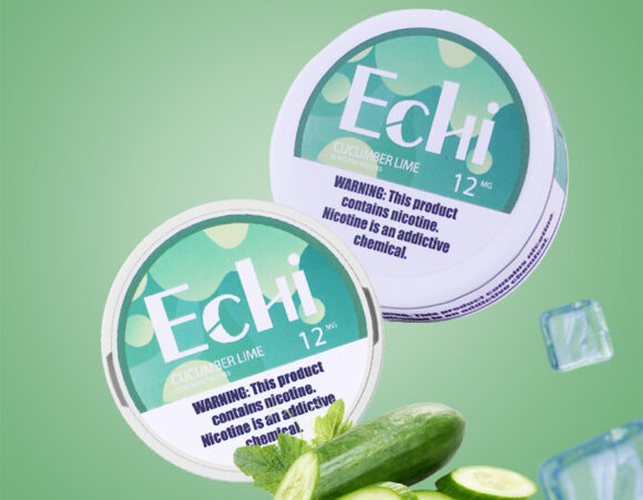 Echi Cucumber Lime Nicotine Pouches 12MG - Image 3
