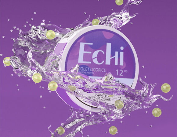 Echi Vlolet Licorice Nicotine Pouches 12MG - Image 3